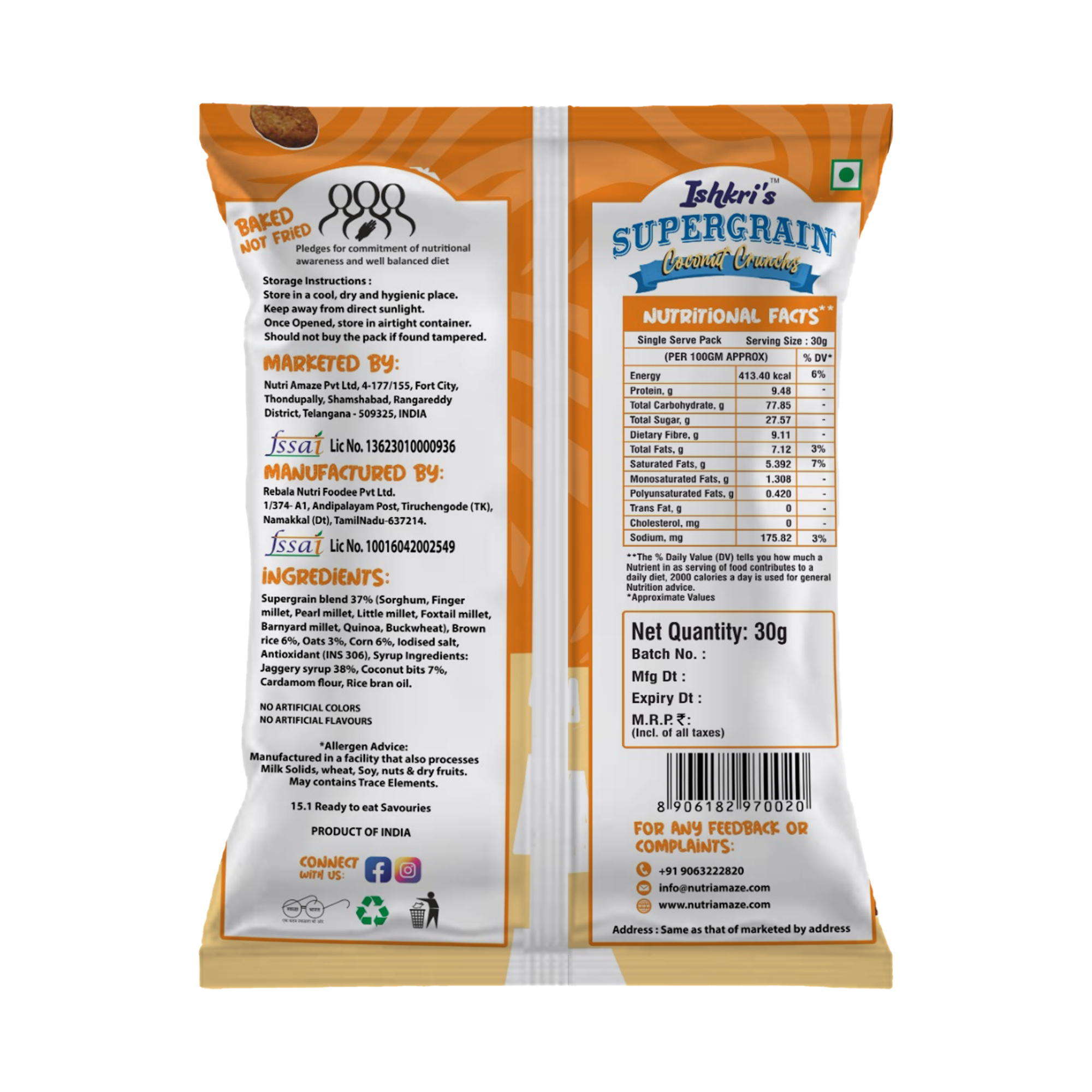 coconut crunches back png